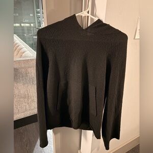 White + Warren Cashmere Hooded Sweater/Sweatshirt with Wide Sleeves